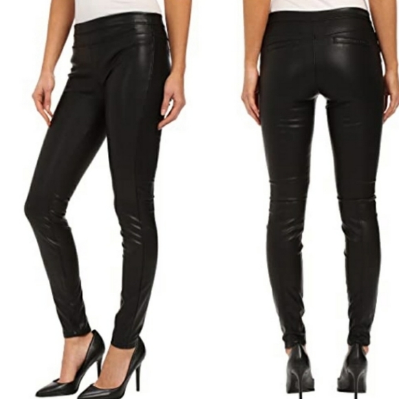 Blank NYC Vegan Pull On Leggings Black Sz27 - Picture 2 of 11